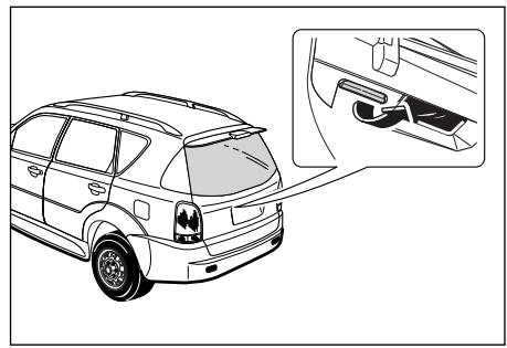 SSANGYONG REXTON - LUNETTE HAYON* - 1