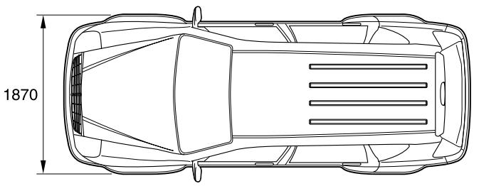 SSANGYONG REXTON - DIMENSIONS - 1