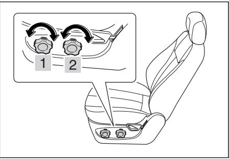 SSANGYONG REXTON - RéGLAGE DU SIÈGE CONDUCTEUR EN HAUTEUR (SIÈGE MANUEL) - 1