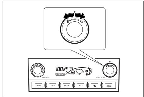 SSANGYONG REXTON - BOUTON DE COMMANDE DE LA VITESSE DU VENTILATEUR - 1