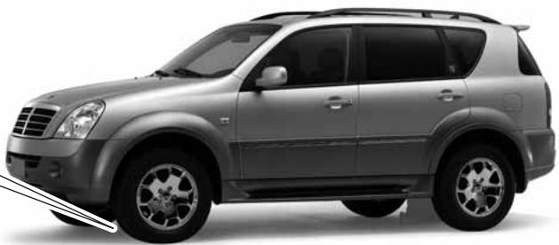 SSANGYONG REXTON 2 - PRESSION DE GONFLAGE DES PNEUS - 4