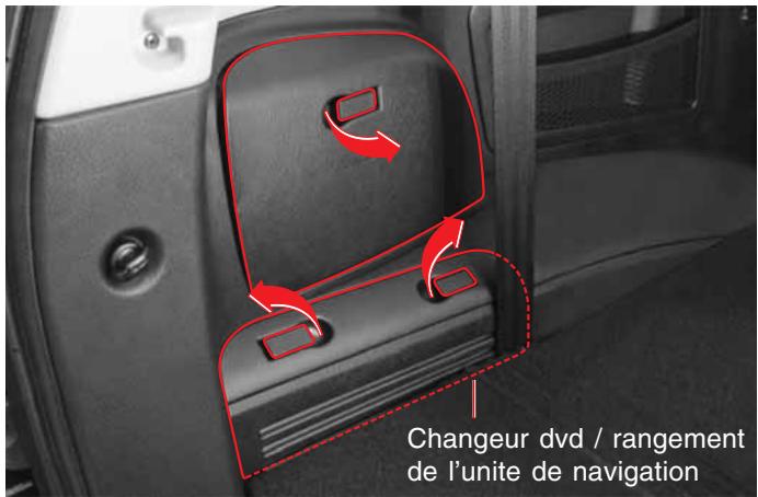 SSANGYONG REXTON 2 - CHANGEUR DVD* / RANGEMENT DE L'UNITE DE NAVIGATION* - 1