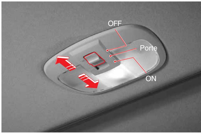 SSANGYONG REXTON 2 - LAMPES CENTRALE ET ARRIERÉ DE L'HABITACLE - 1