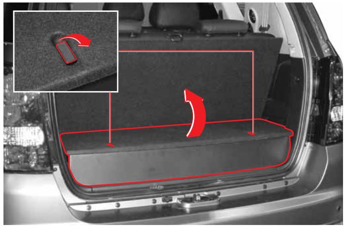 SSANGYONG REXTON 2 - CASIER DE RANGEMENT DANS LE COMPARTIMENT A BAGAGES - 1