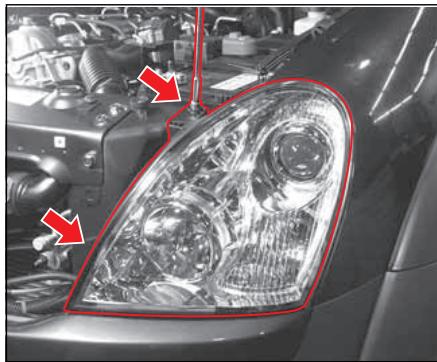 SSANGYONG REXTON 2 - DEPOSE DE BLOC OPTIQUE - 1