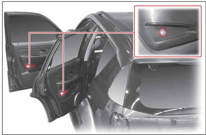 SSANGYONG REXTON 2 - LAMPE DE COURTOISIE DE PORTE - 1