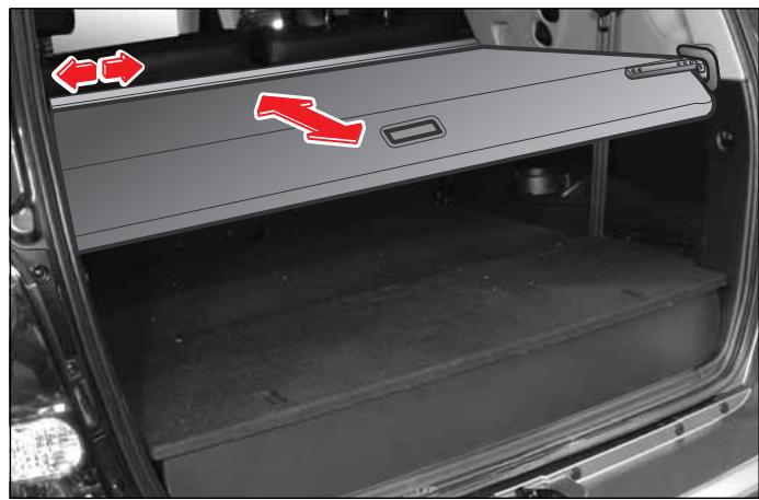 SSANGYONG REXTON 2 - COUVERTURE BAGAGES (SAUF POUR VEHICULE 7 PLACES) - 1