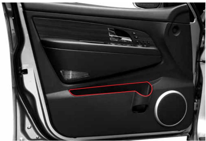 SSANGYONG REXTON 2 - POCHETTE A CARTE - 1