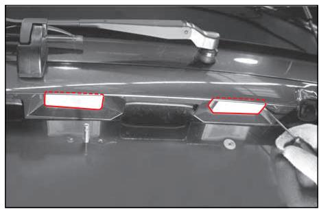 SSANGYONG REXTON 2 - LAMPE DE PLAQUE MINERALOGIQUE - 1