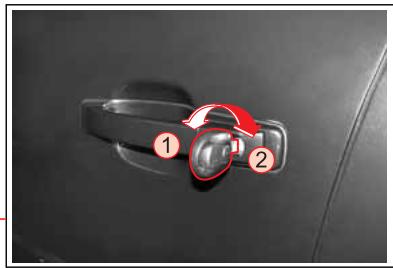 SSANGYONG REXTON 2 - OUVERTURE ET FERMETURE DES PORTES AVEC LA CLÉ DE CONTACT - 2