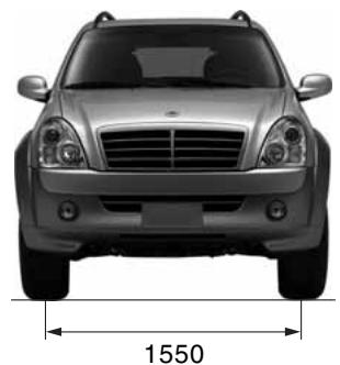 SSANGYONG REXTON 2 - DIMENSIONS - 2