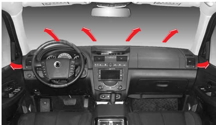 SSANGYONG REXTON 2 - Commutateur de dégivrage - 1