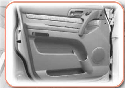 SSANGYONG STAVIC - Poche pour cartes de porte avant - 1