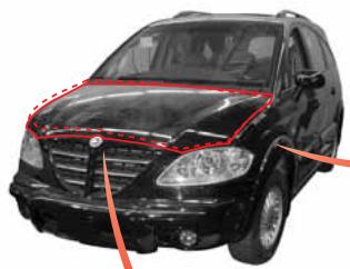 SSANGYONG STAVIC - CAPOT DU MOTEUR - 1