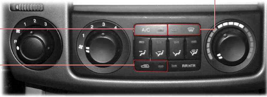 SSANGYONG STAVIC - Commutateur de dégivrage - 1