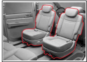 SSANGYONG STAVIC - Tiroir sous le siège - 1