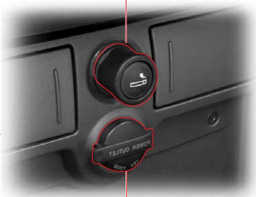 SSANGYONG STAVIC - PRISE DE COURANT AVANT ET ALLUME-CIGARETTE - 1