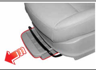 SSANGYONG STAVIC - Réglage de la glissière de siège - 3