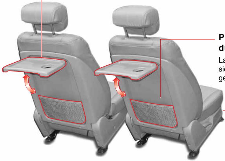 SSANGYONG STAVIC - Tablette de dossier de siège et portegobelet - 2