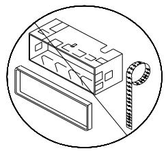 LENCO CS 315 - DIN MONTAGE ACHTERZIJDE (Methode B) - 2