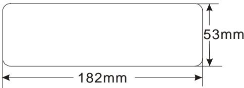 LENCO CS 315 - DIN FRONT-MOUNT (Method A) Installation Opening - 1