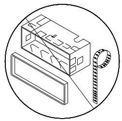 LENCO CS 315 - DIN REAR-MOUNT (Method B) - 2