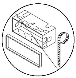 LENCO CS 315 - DIN RÜCKSEITENEINBAU (Methode B) - 2