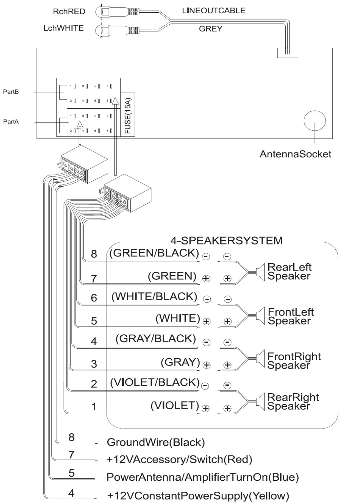 LENCO CS 315 - DIN MONTAGE ACHTERZIJDE (Methode B) - 3