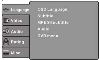 LENCO DVD-432 - CONFIGURACION DE IDIOMA - 1