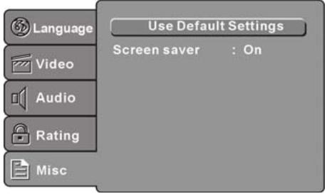 LENCO DVD-432 - MISC SETUP - 1