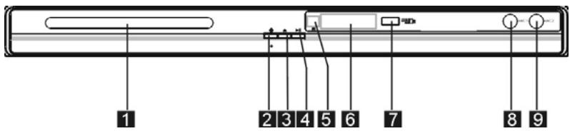 LENCO DVD-432 - Front Panel - 1