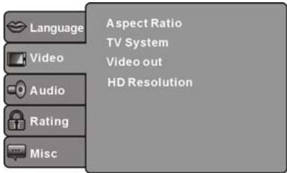 LENCO DVD-432 - CONFIGURATIONVIDEO - 1
