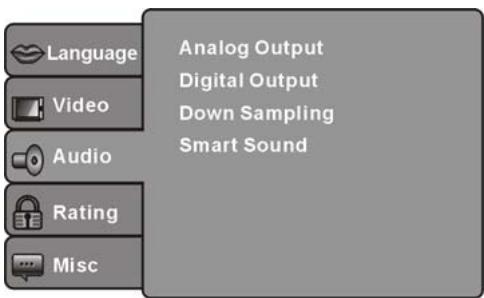 LENCO DVD-432 - CONFIGURATION AUDIO - 1