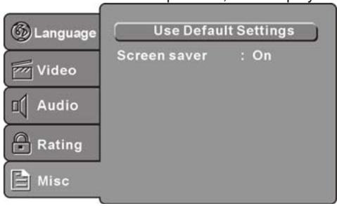 LENCO DVD-432 - MISC SETUP - 1
