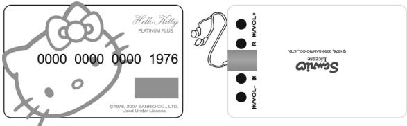 LENCO HELLO KITTY MP3 - Aspect et touches - 1