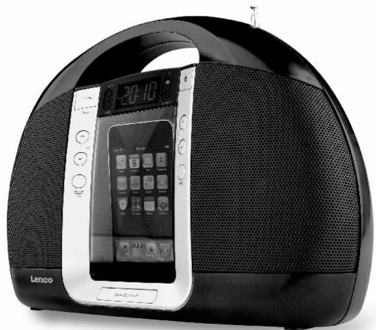 LENCO IPD-5200 - PORTABLE RADIO WITH iPod DOCKING - 1