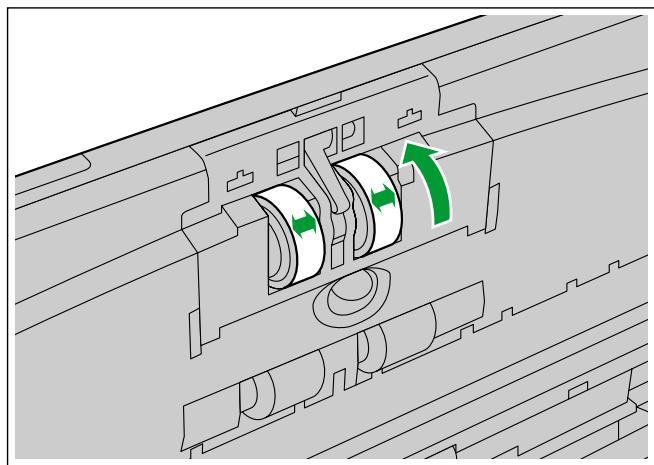 PANASONIC KV-S1015C - Cleaning the Rollers - 5