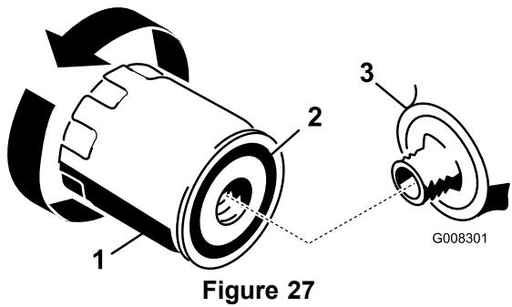 TORO DH140, DH210 - Remplacement du filtre à huile moteur - 1