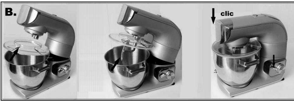 YOO DIGITAL COOKYOO 7900 - MIXEN / KNEDEN / KLOPPEN / EMULGEREN / OPKLOPPEN (Zie afbeeling B) - 1
