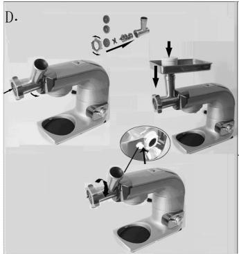 YOO DIGITAL COOKYOO 7900 - Assembling and fitting the attachment - 1
