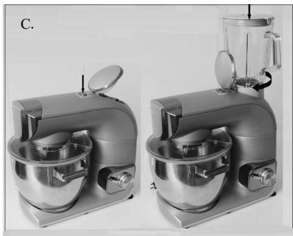 YOO DIGITAL COOKYOO 7900 - Assembling and fitting the attachment - 1