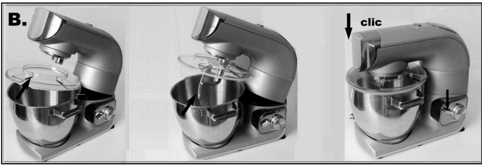 YOO DIGITAL COOKYOO7000 - MIXEN/KNETEN/SCHLAGEN/EMULGIEREN/AUFSCHÄUMEN (Siehe Ab-bildung B) - 1