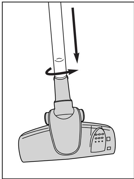 YOO DIGITAL V1400 - ASSEMBLY OF METAL EXTENSION PIPE AND FLOOR BRUSH - 2