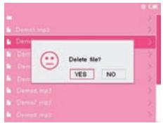 YOO DIGITAL YOO MOVE 2401 - Delete File - 1