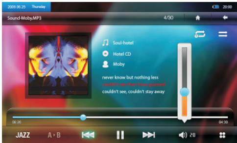 YOO DIGITAL YOO MOVE 6001 - Menu musique - 1