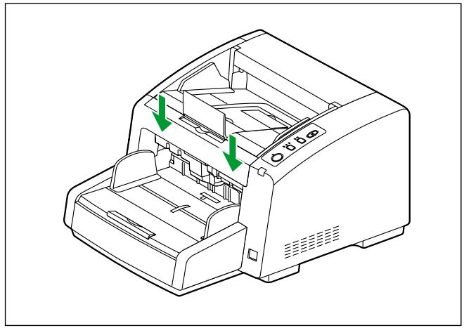 PANASONIC KV-S4085CW - Changement de la plaque de reférence - 5