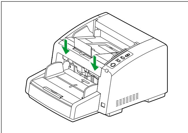 PANASONIC KV-S4085CW - Fermez le capot avant. - 1