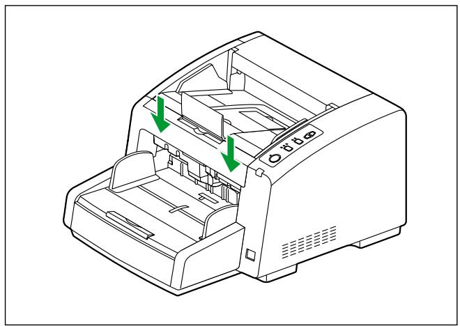 PANASONIC KV-S4085CW - Fermez le capot avant. - 1