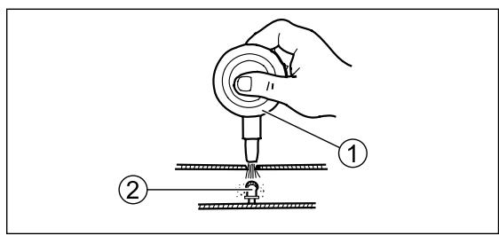 PANASONIC KV-S5055C - Procedure d'utilisation du pinceau soufflant - 1