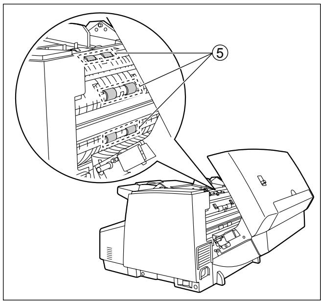 PANASONIC KV-S5055C - Emplacement des rouleaux - 2
